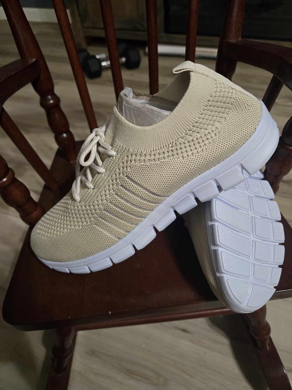 Women’s Lightweight Knit Sneaker - Beige